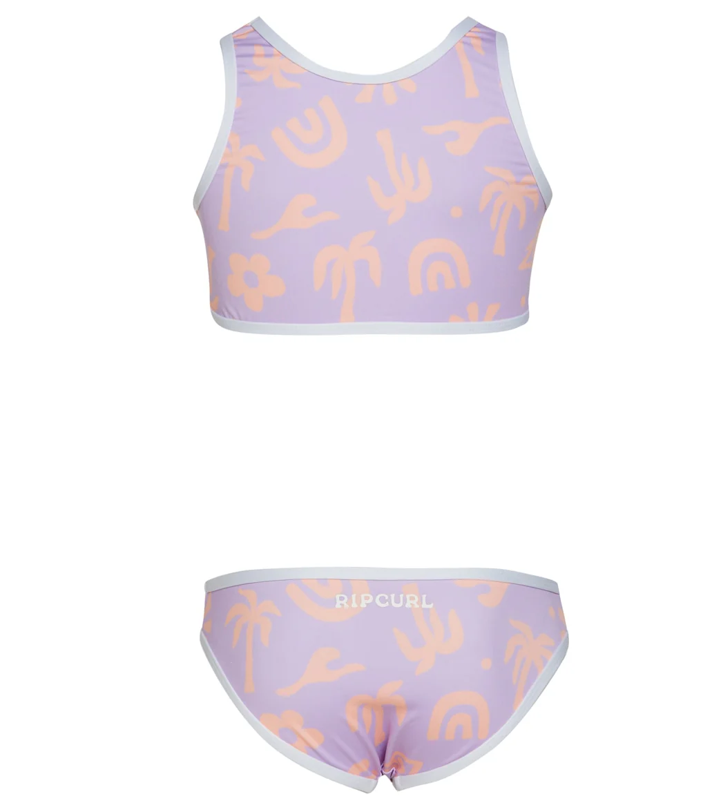 Rip Curl Girls' Low Tide Two Piece Bikini Set (Toddler, Little Kid) - Image 2