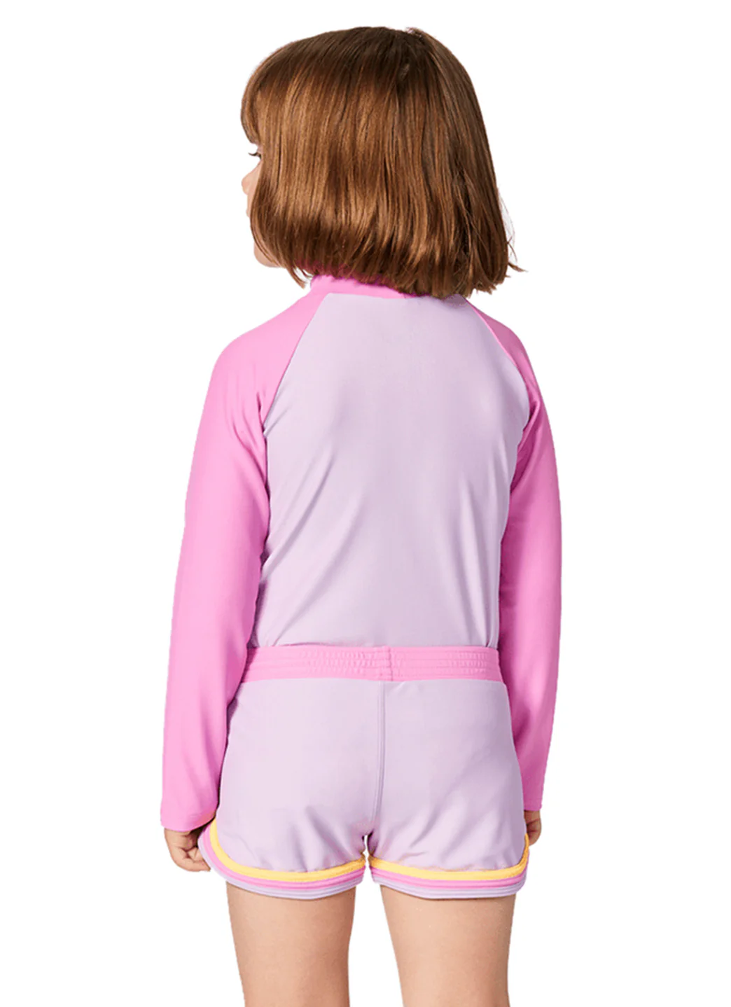 Rip Curl Girls' Rainbow Tide Long Sleeve Rash Guard (Toddler, Little Kid) - Image 4