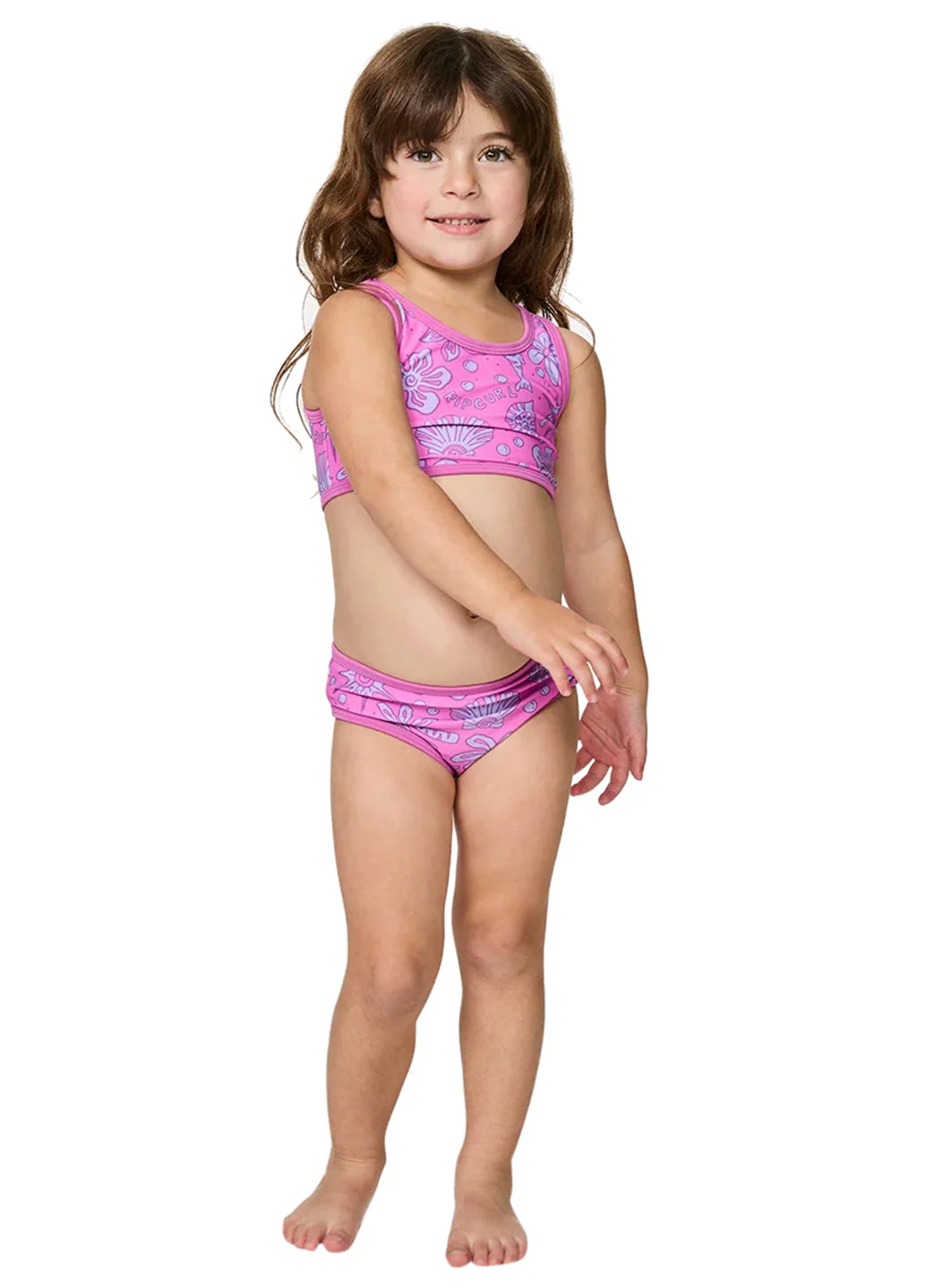 Rip Curl Girls' Sunshine Club Two Piece Bikini Set (Toddler, Little Kid) - Image 5