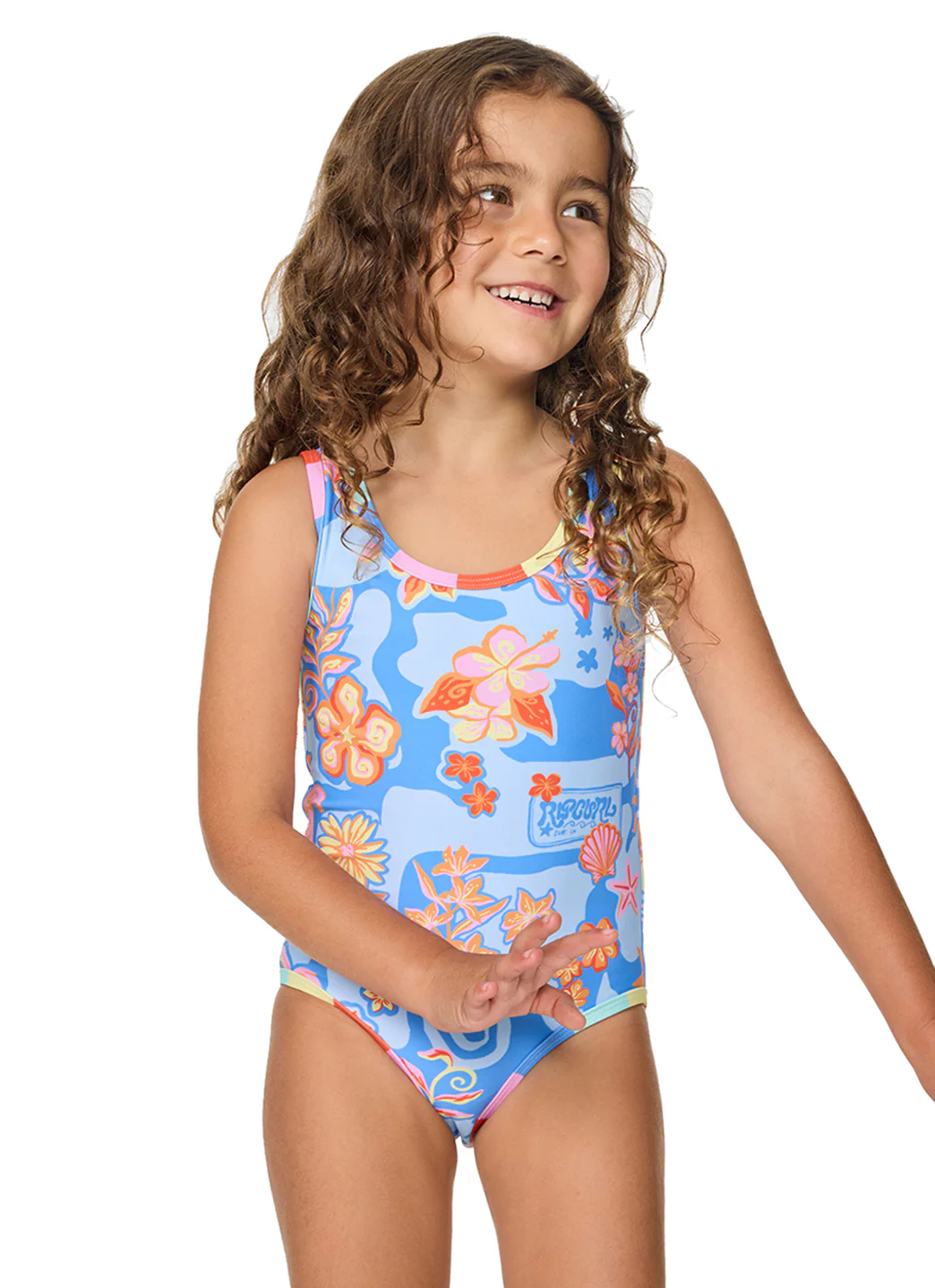 Rip Curl Girls' Surf Magic Reversible One Piece Swimsuit (Toddler, Little Kid) - Image 2