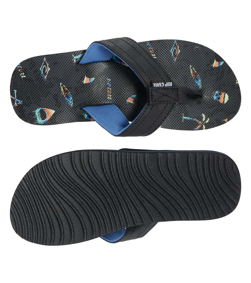 Rip Curl Kids' Ripper Flip Flop (Little Kid, Big Kid) - Image 10