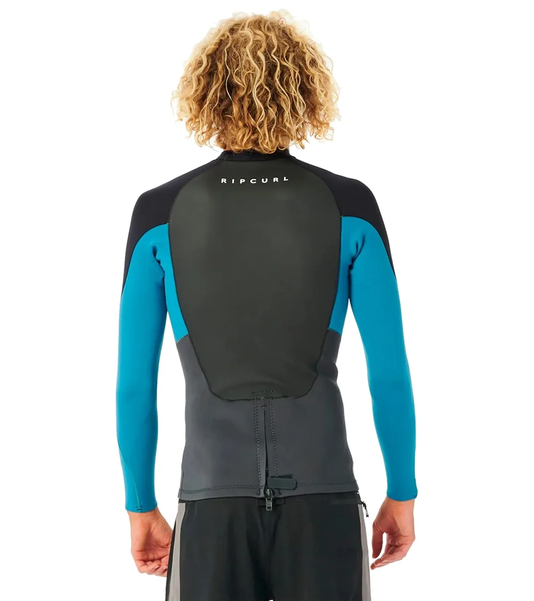 Rip Curl Men's 1.5mm Omega Zip Free Wetsuit Jacket - Image 7