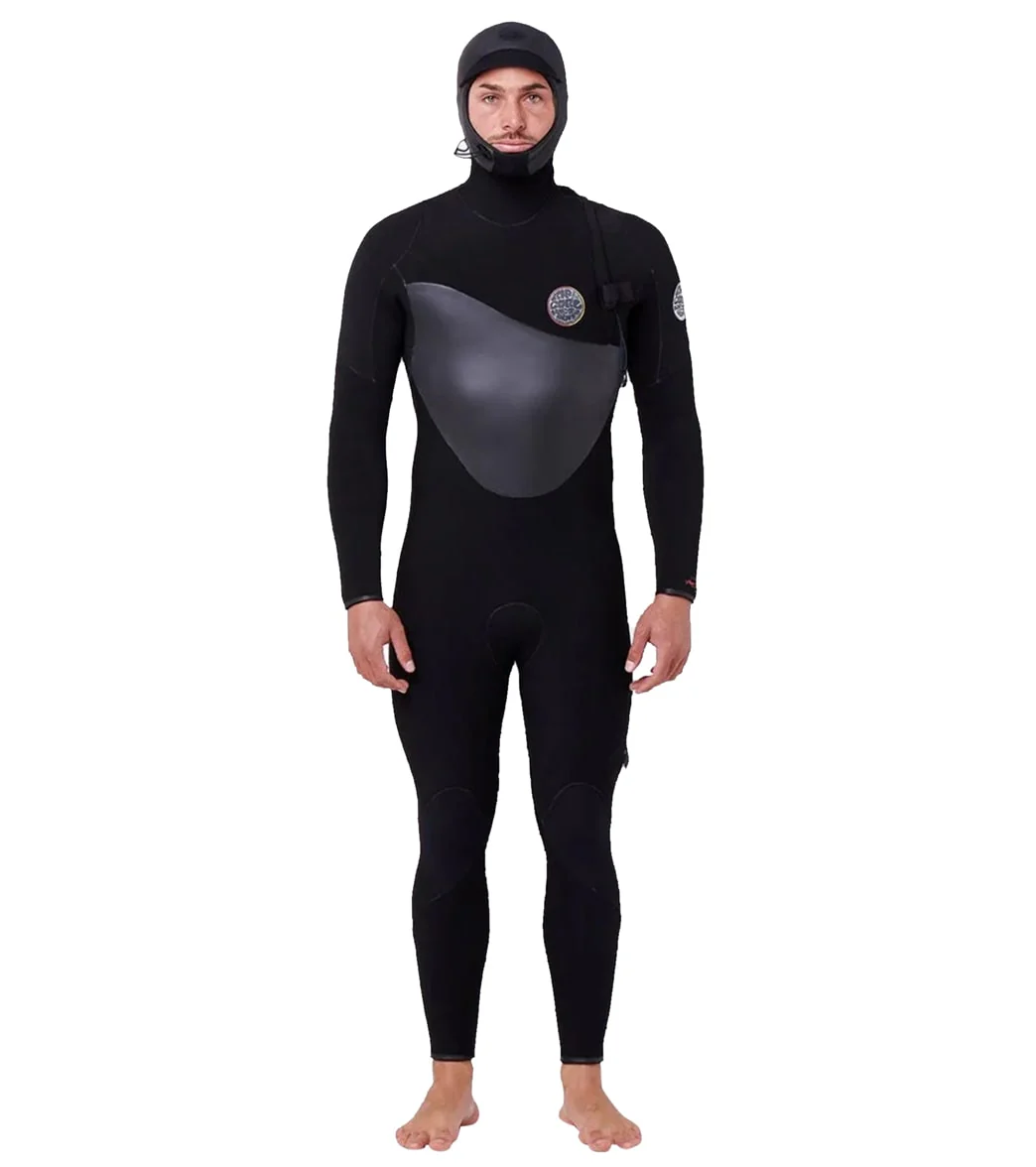 Rip Curl Men's 5/4mm Flashbomb Long Sleeve Heatseeker Hooded Zip Free Fullsuit Wetsuit - Image 7