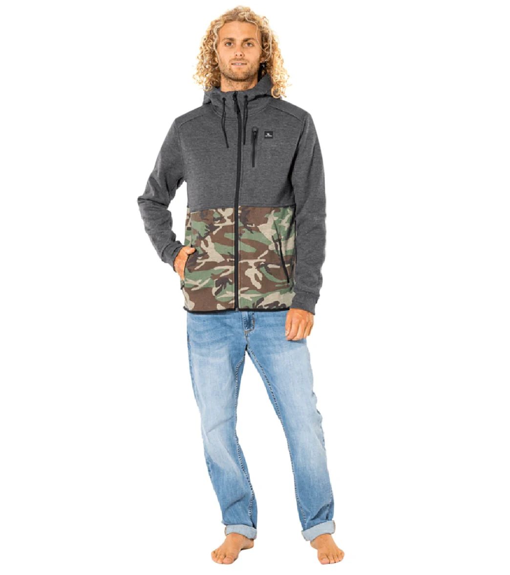 Rip Curl Men's Anti Series Departed Zip Through Zip Front Hoodie - Image 10