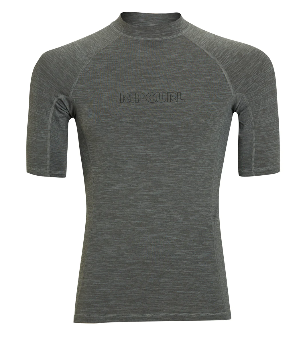 Rip Curl Men's Dawn Patrol Performance Short Sleeve UPF 50 Rash Guard - Image 5