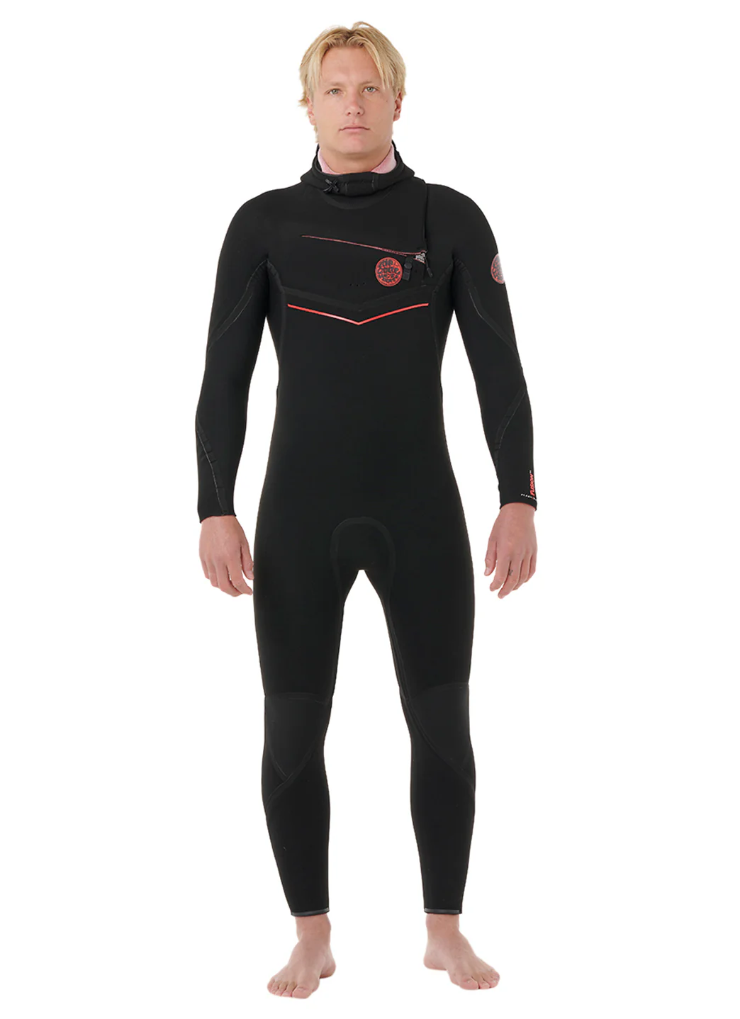 Rip Curl Men's Flashbomb Fusion Chest Zip Hooded 5/4 Fullsuit Wetsuit - Image 3