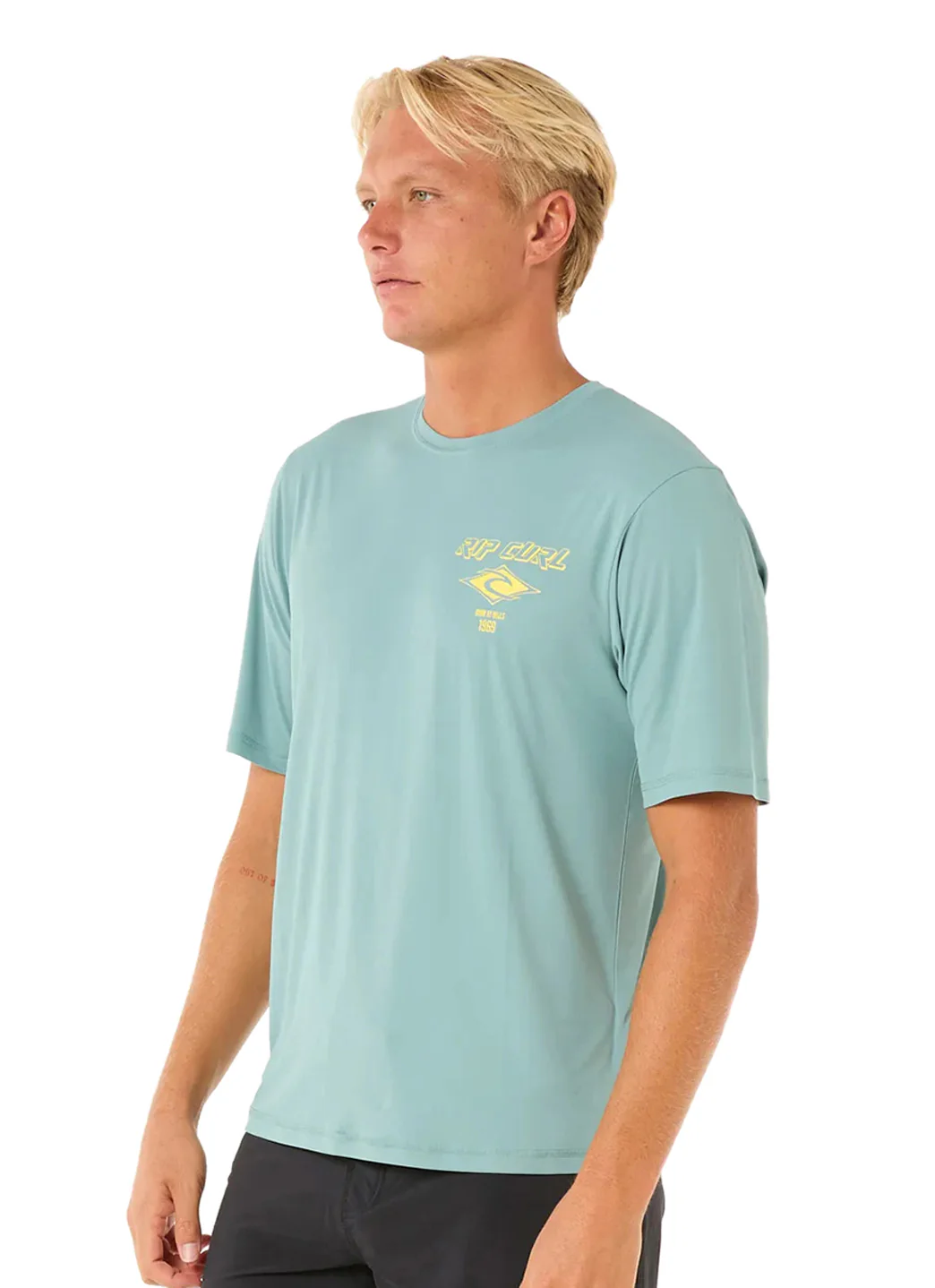 Rip Curl Men's Icons Surflite UPF Short Sleeve Surf Shirt - Image 2