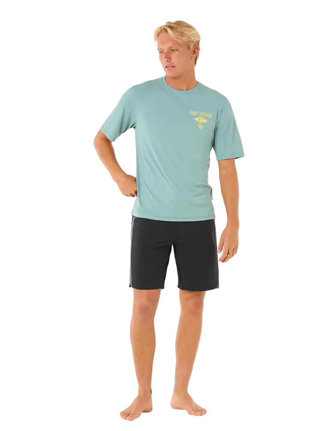 Rip Curl Men's Icons Surflite UPF Short Sleeve Surf Shirt - Image 4