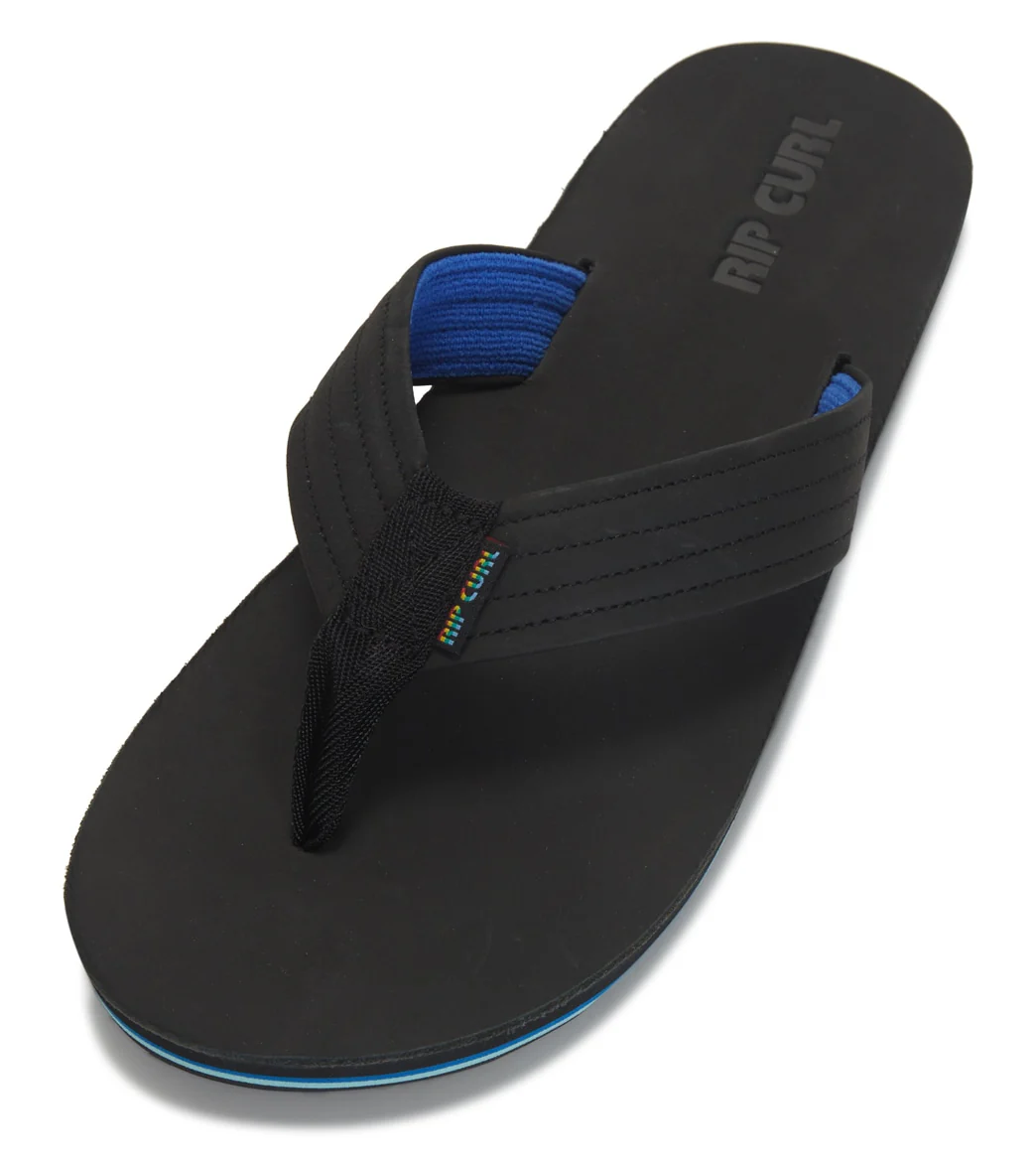Rip Curl Men's Revival Leather Open Toe Flip Flops - Image 3