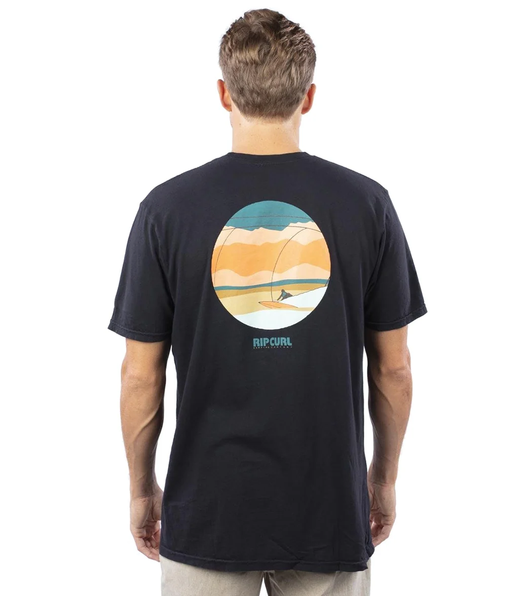 Rip Curl Men's Surf Revival Short Sleeve Pocket Htg Tee - Image 2
