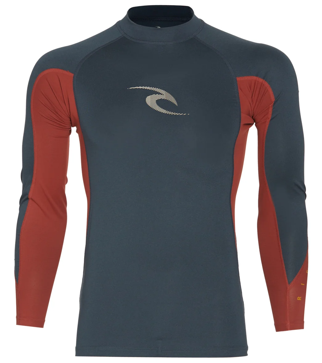 Rip Curl Men's Waves Long Sleeve UPF 50 Rash Guard - Image 10