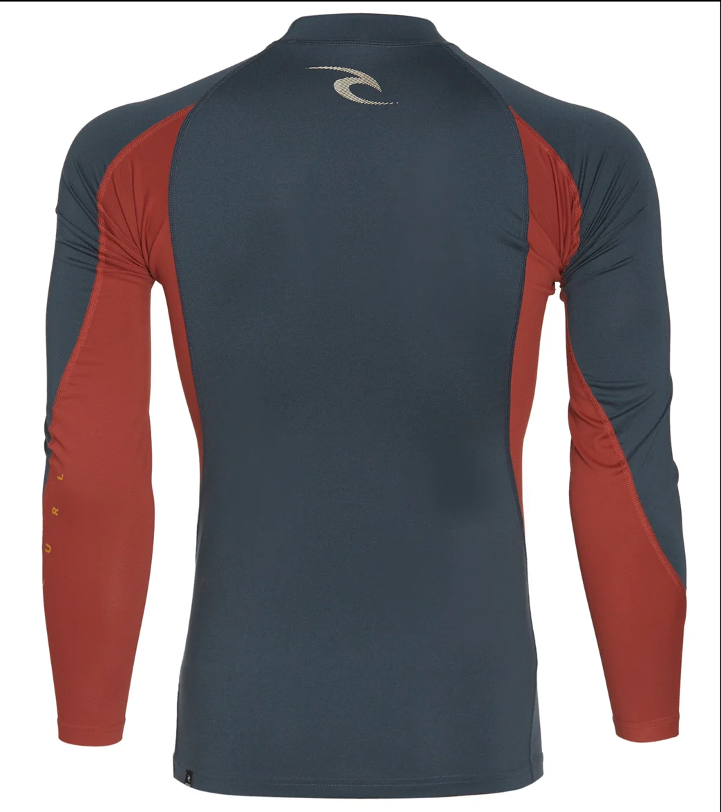 Rip Curl Men's Waves Long Sleeve UPF 50 Rash Guard - Image 11