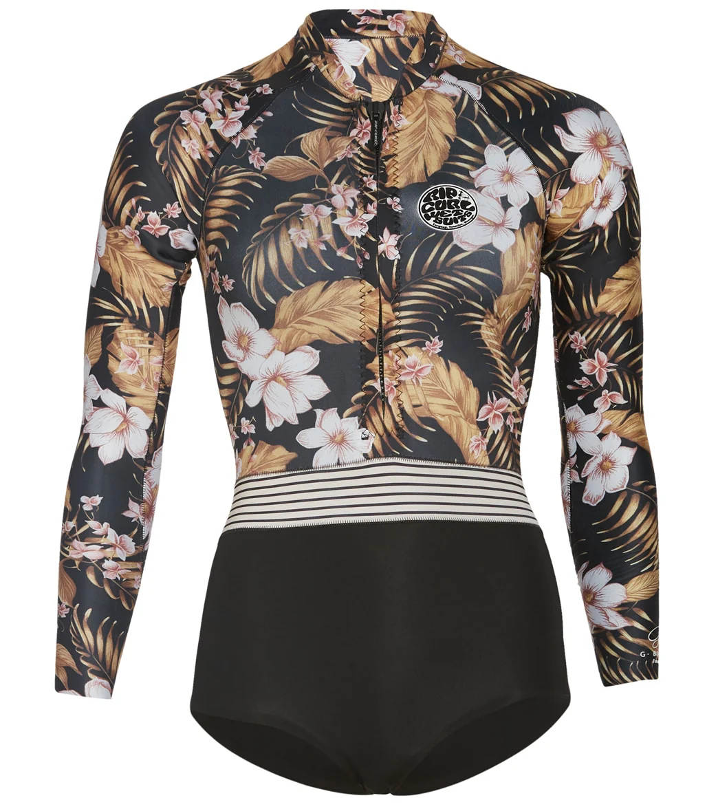 Rip Curl Women's 1mm G-Bomb Long Sleeve High Cut Springsuit Wetsuit - Image 7