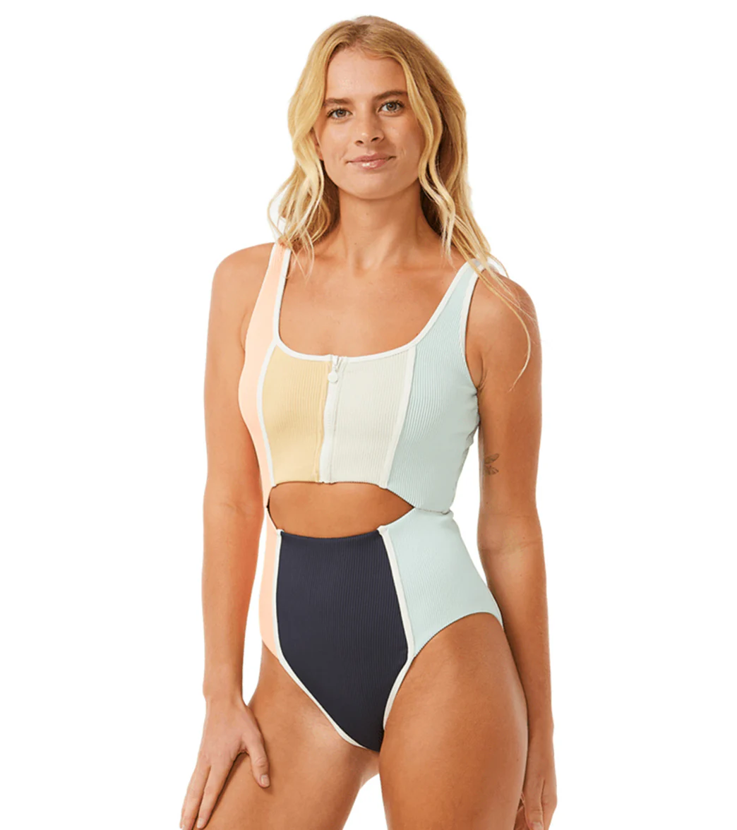 Rip Curl Women's Block Party Splice Good One Piece Swimsuit - Image 2