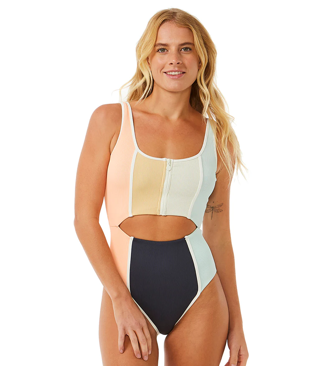 Rip Curl Women's Block Party Splice Good One Piece Swimsuit - Image 7