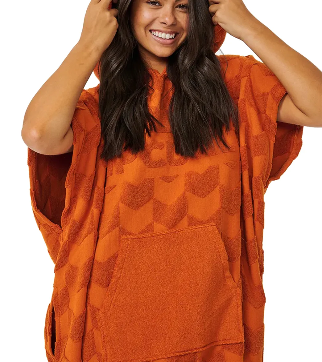 Rip Curl Women's Brand Terry Hooded Changing Poncho - Image 4