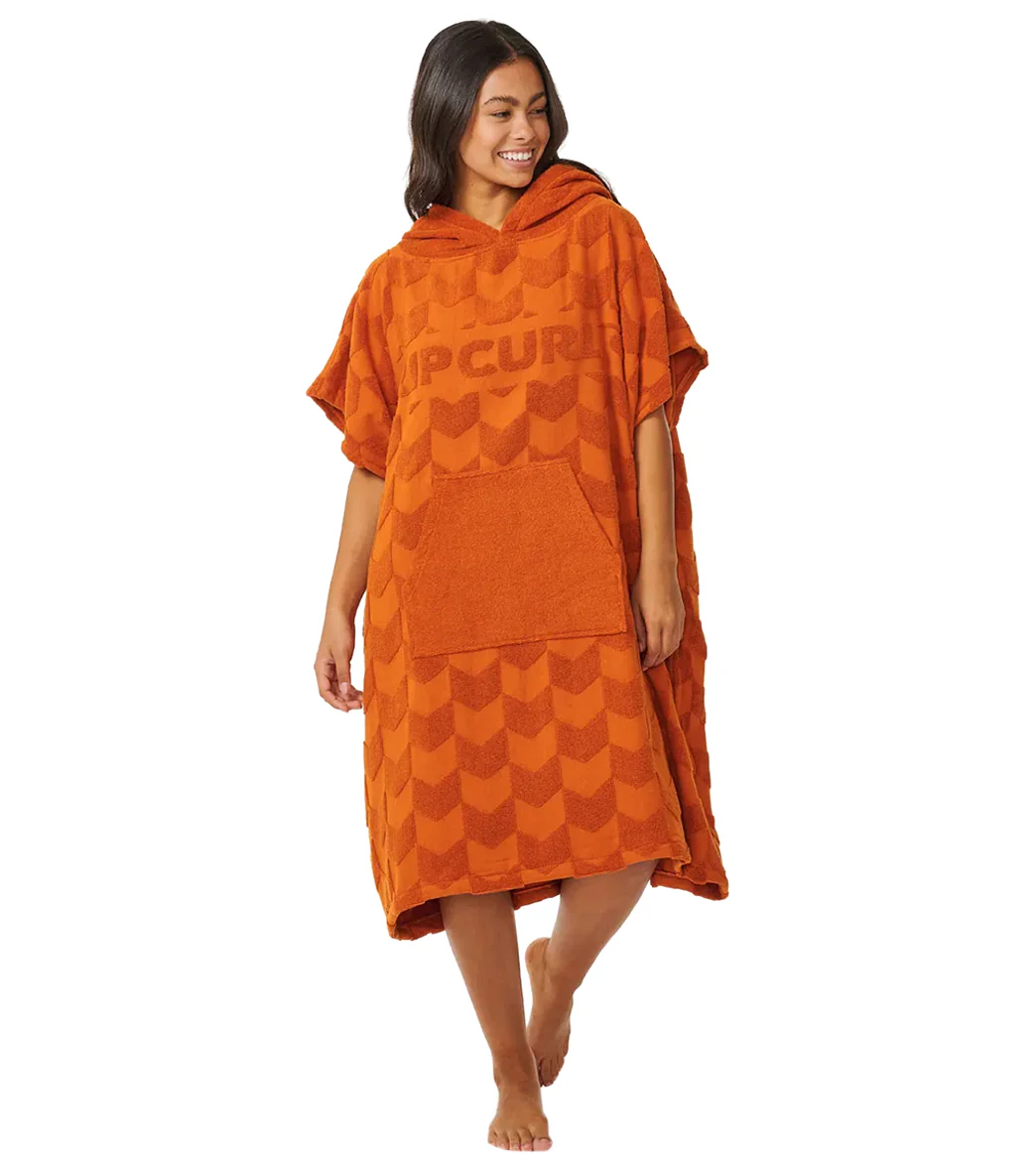 Rip Curl Women's Brand Terry Hooded Changing Poncho - Image 6