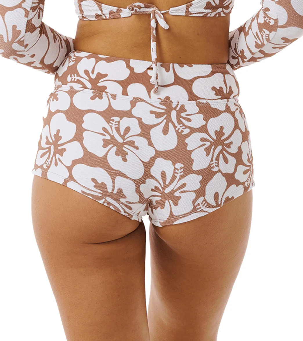 Rip Curl Women's Hibiscus Heat Boyleg Bikini Bottom - Image 3