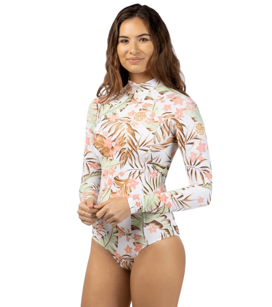 Rip Curl Women's La Quinta Long Sleeve UPF 50 One Piece Swimsuit - Image 2