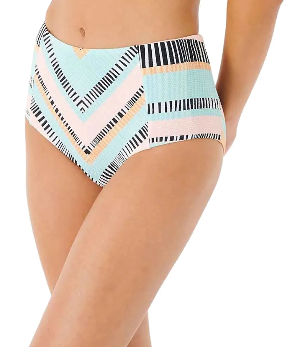 Rip Curl Women's Ripple Effect Good High Waisted Bikini Bottom - Image 2
