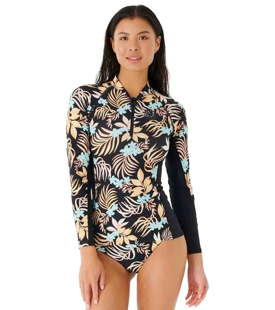 Rip Curl Women's Sun Dance Long Sleeve 1/4 Zip UPF 50 Rash Guard - Image 6