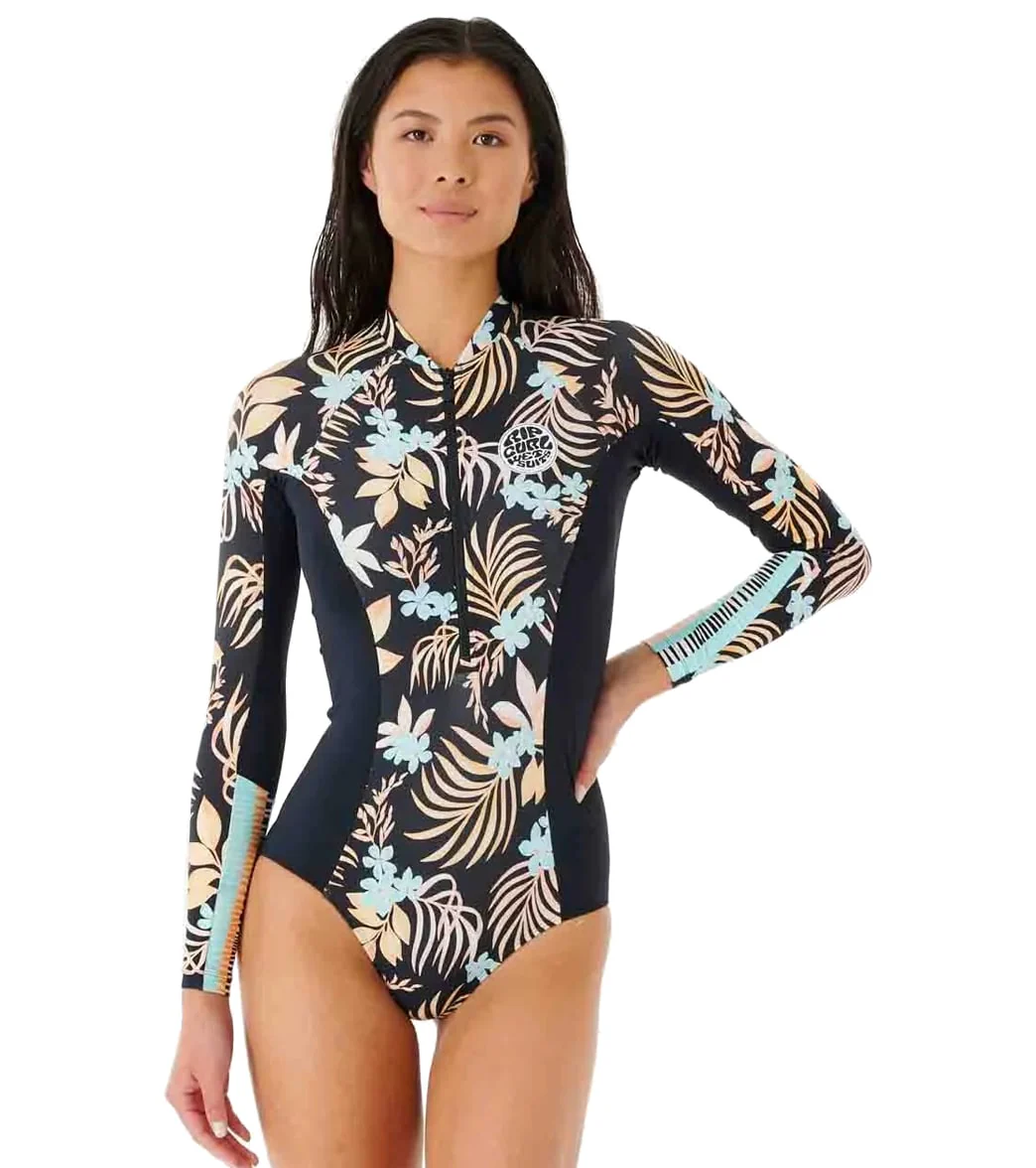 Rip Curl Women's Sun Dance Long Sleeve UPF 50 One Piece Swimsuit - Image 7