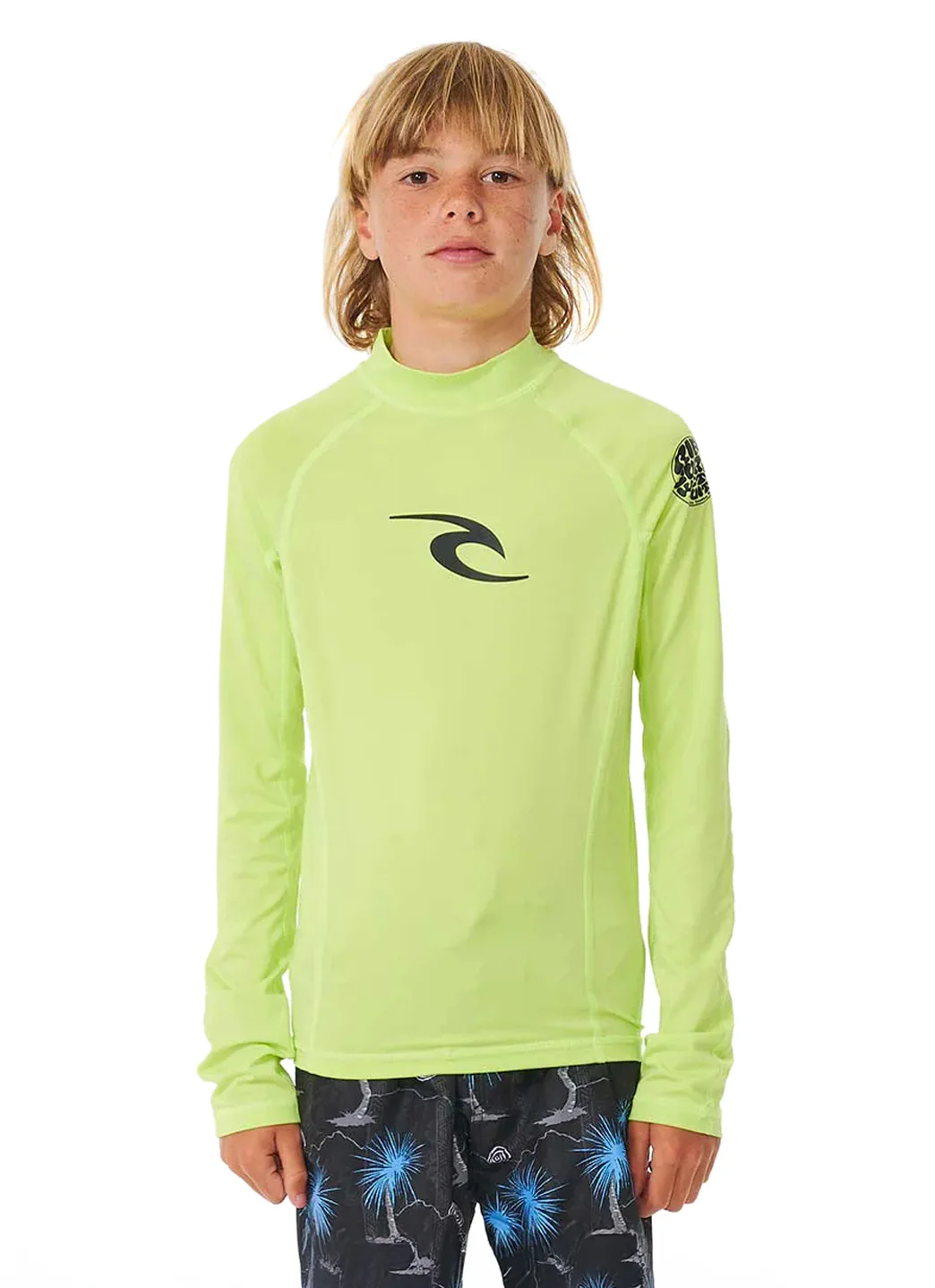 Rip Curl Youth Brand Wave Long Sleeve UPF 50 Rashguard (Big Kid) - Image 10