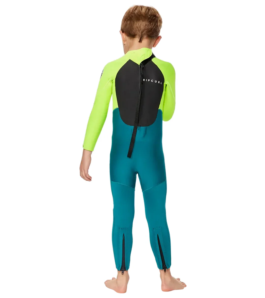 Rip Curl Youth Groms 4/3mm Omega Back Zip Wetsuit (Little Kid) - Image 2