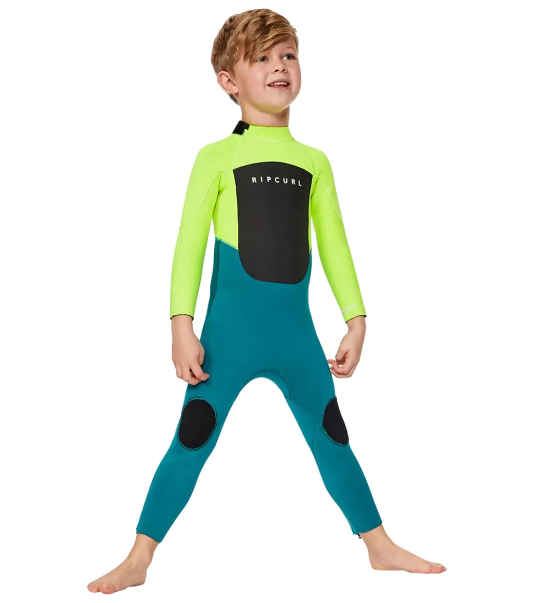 Rip Curl Youth Groms 4/3mm Omega Back Zip Wetsuit (Little Kid) - Image 5