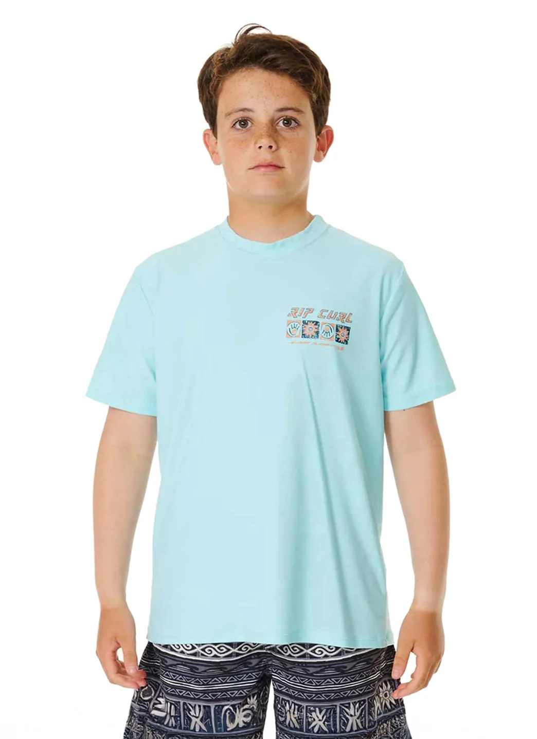 Rip Curl Youth Pure Short Sleeve UPF 50 Surf Shirt (Big Kid) - Image 5