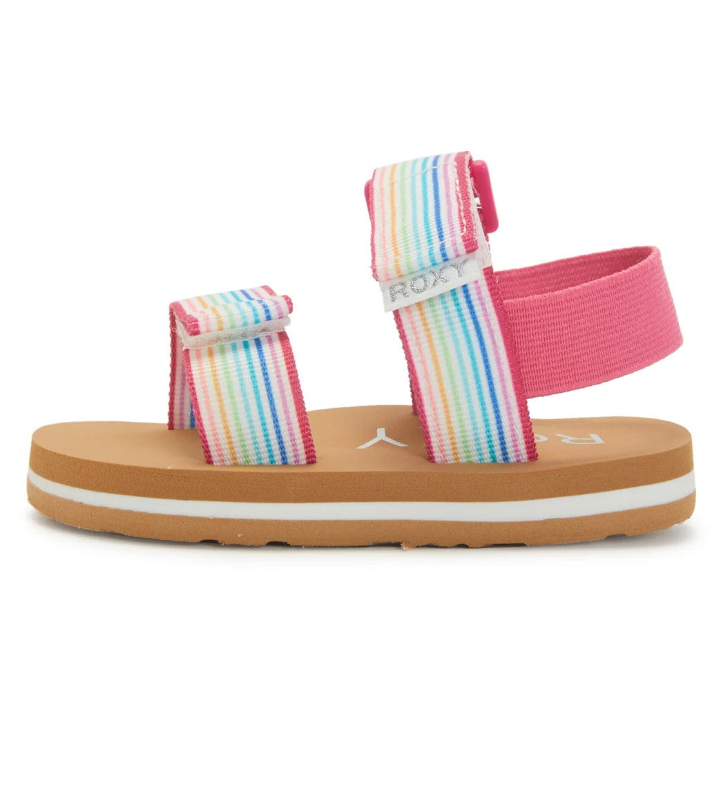 Roxy Girls' TW Roxy Cage Sandals (Baby, Toddler)