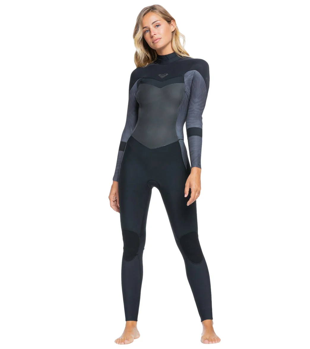 Roxy Women's 4/3MM Syncro Back Zip Full Wetsuit - Image 6