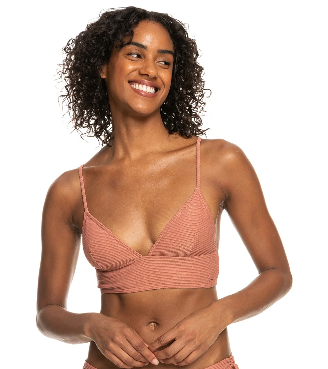 Roxy Women's Coconut Crew Cropped Bikini Top - Image 6