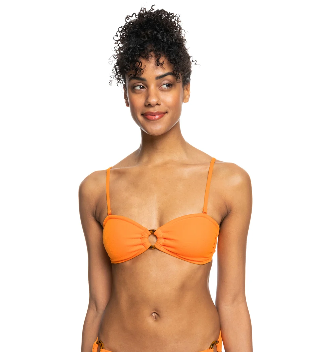 Roxy Women's Color Jam SD Bandeau Bikini Top - Image 12
