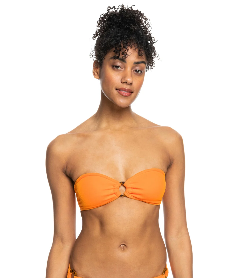 Roxy Women's Color Jam SD Bandeau Bikini Top - Image 14