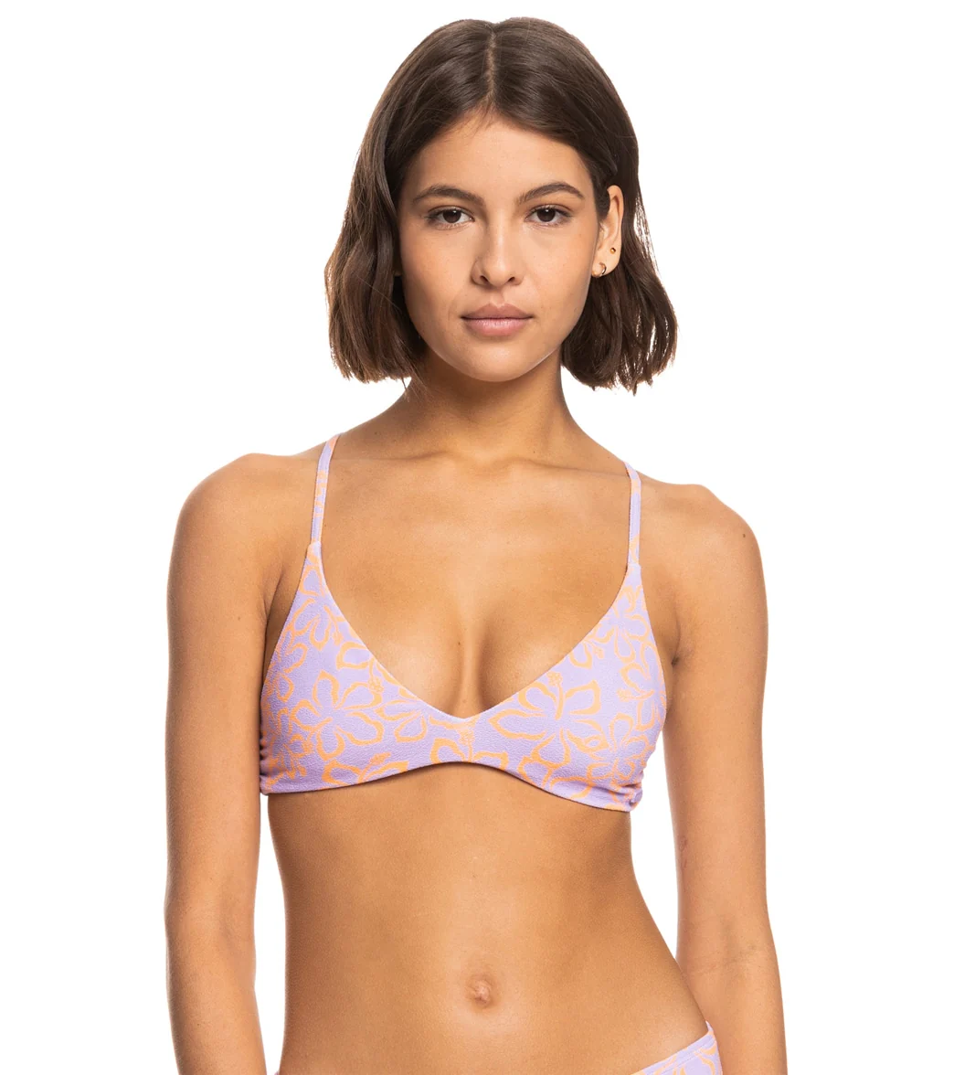 Roxy Women's Hawaiian Heat Athletic Triangle Bikini Top - Image 6