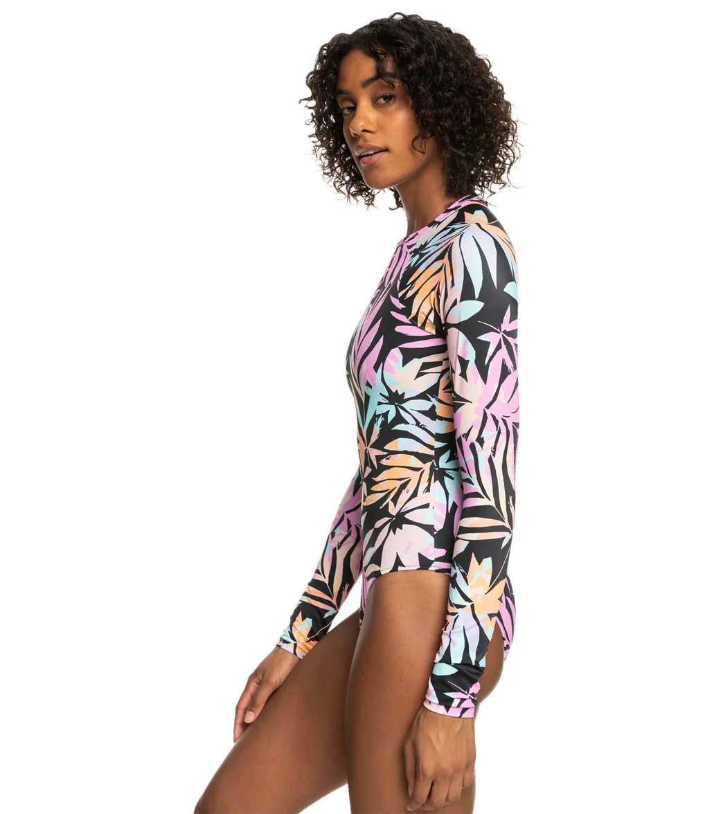 Roxy Women's Roxy Active Onesie Back Zip UPF 50 One Piece Swimsuit - Image 2