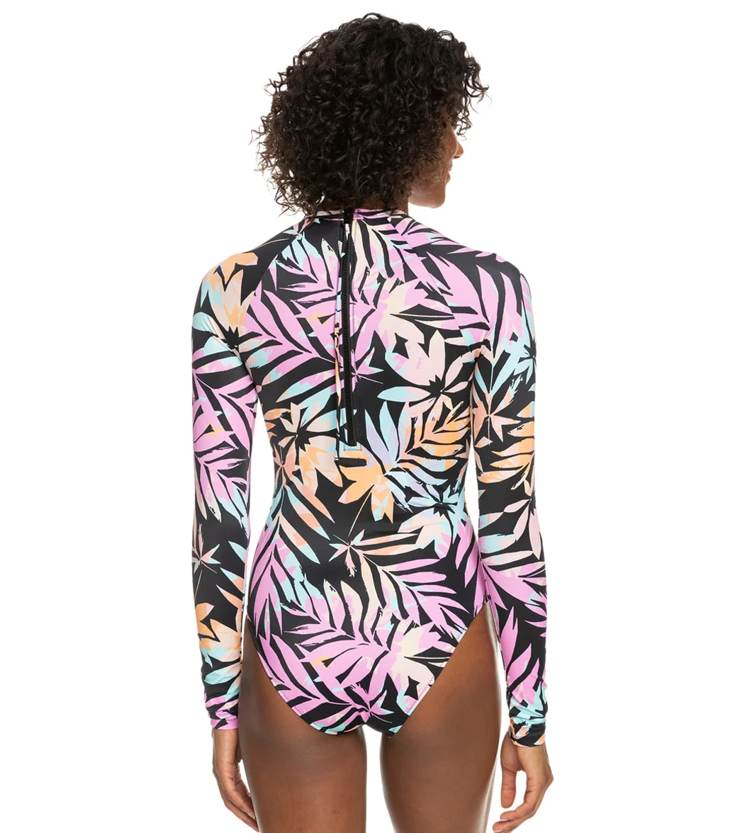 Roxy Women's Roxy Active Onesie Back Zip UPF 50 One Piece Swimsuit - Image 3