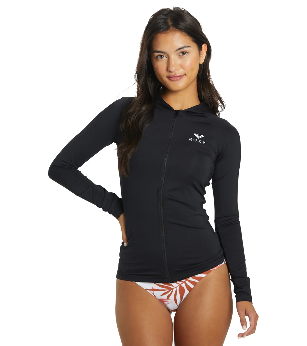Roxy Women's Roxy Essentials Hoodie 2 Long Sleeve UPF 50 Rash Guard - Image 6