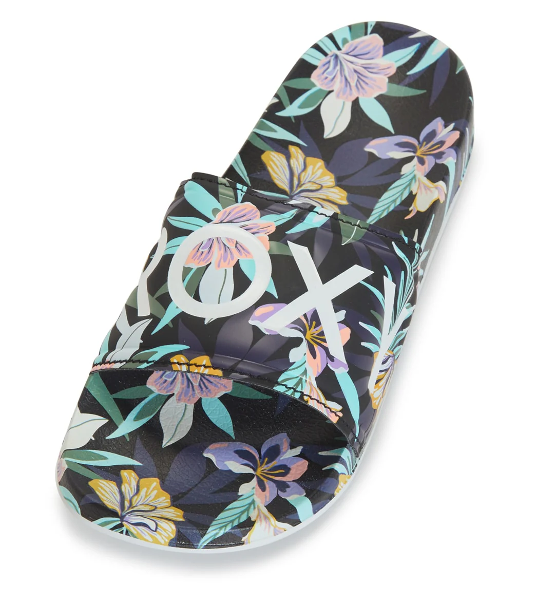 Roxy Women's Slippy Printed Slide Sandals