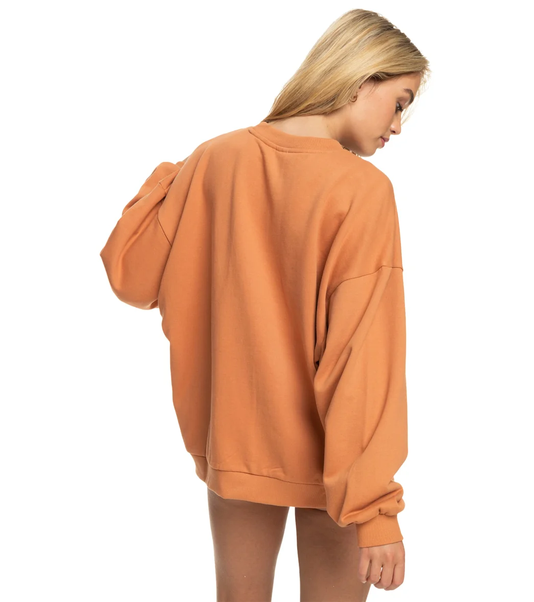 Roxy Women's Surf Kind Kate Crew Neck Sweater - Image 3
