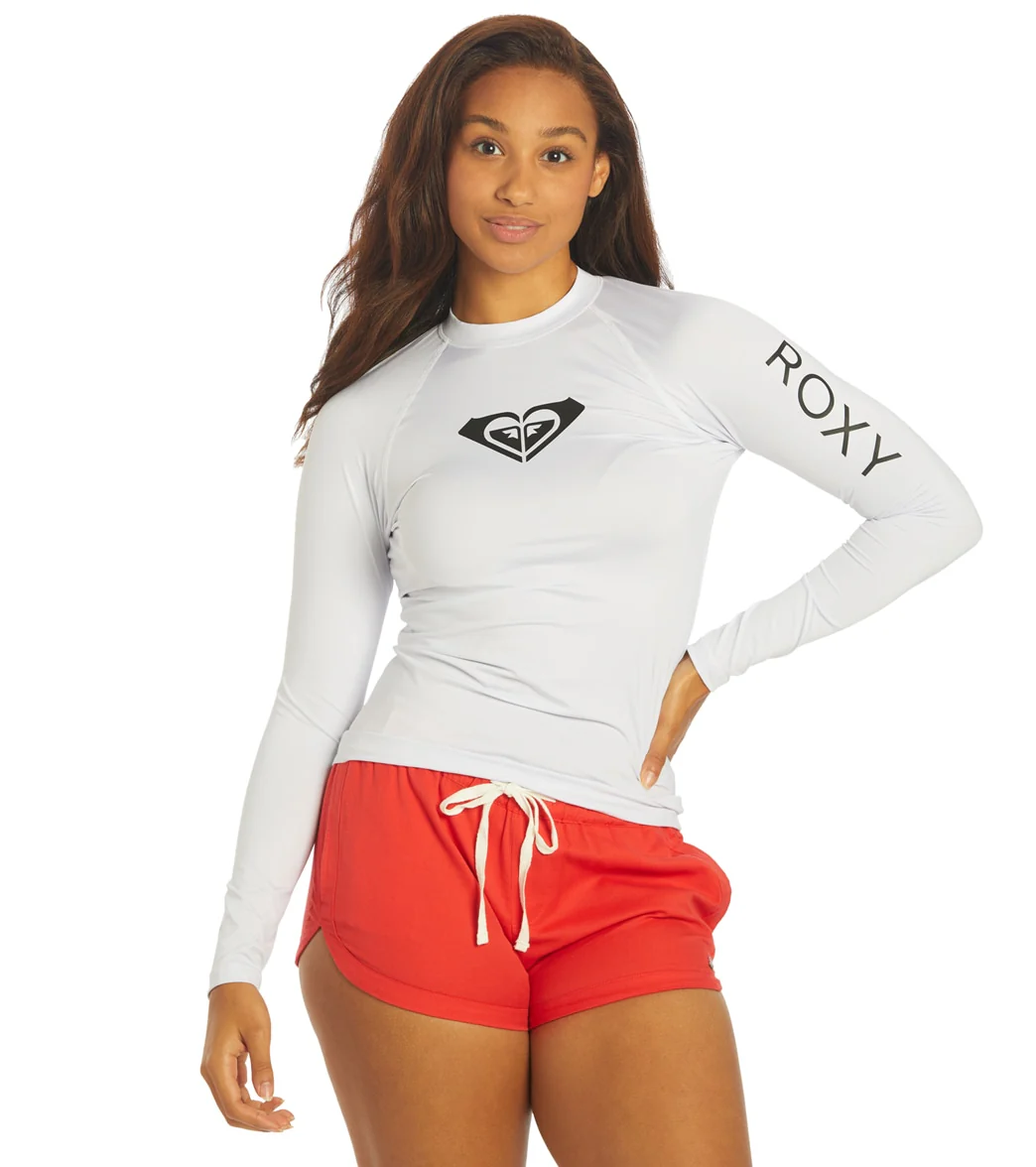 Roxy Women's Whole Hearted Long Sleeve UPF 50 Rash Guard - Image 6
