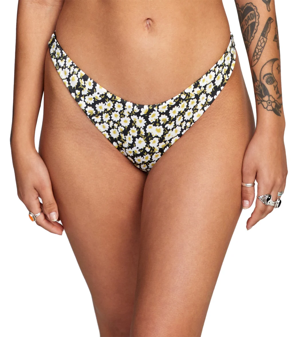 RVCA Women's June Bloom Skimpy French Bikini Bottom