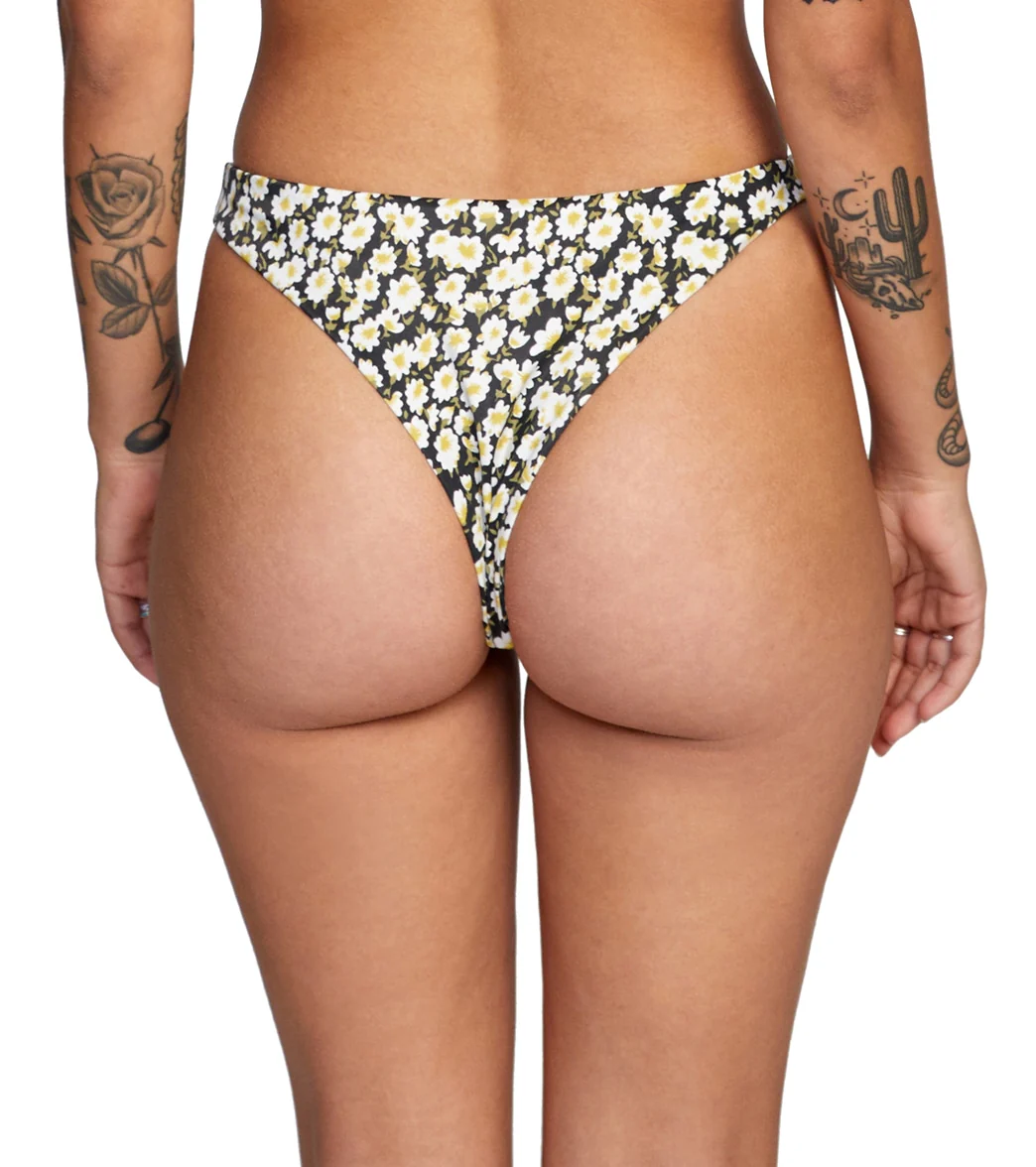 RVCA Women's June Bloom Skimpy French Bikini Bottom - Image 3