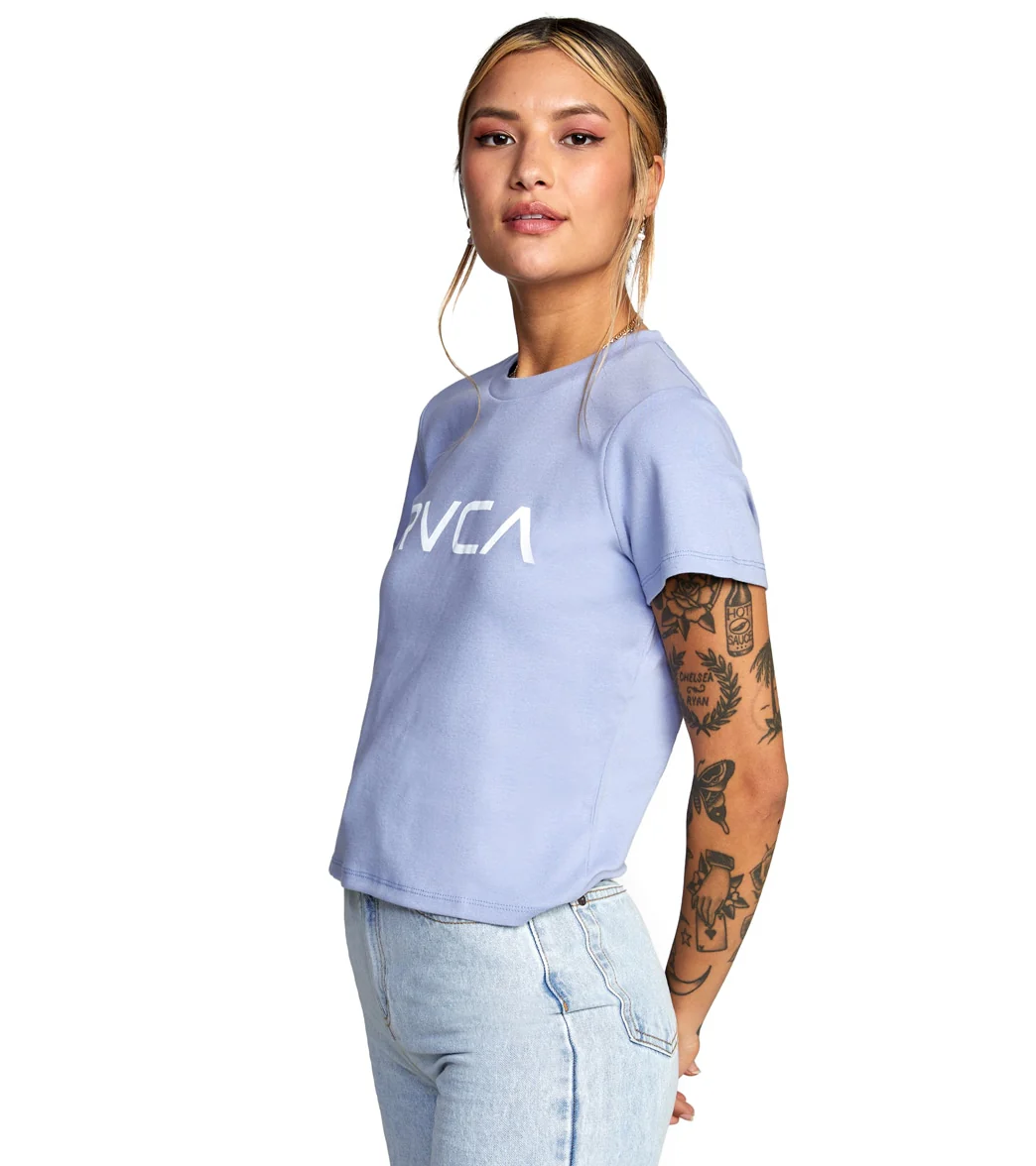 RVCA Women's Rib Short Sleeve Tee - Image 5