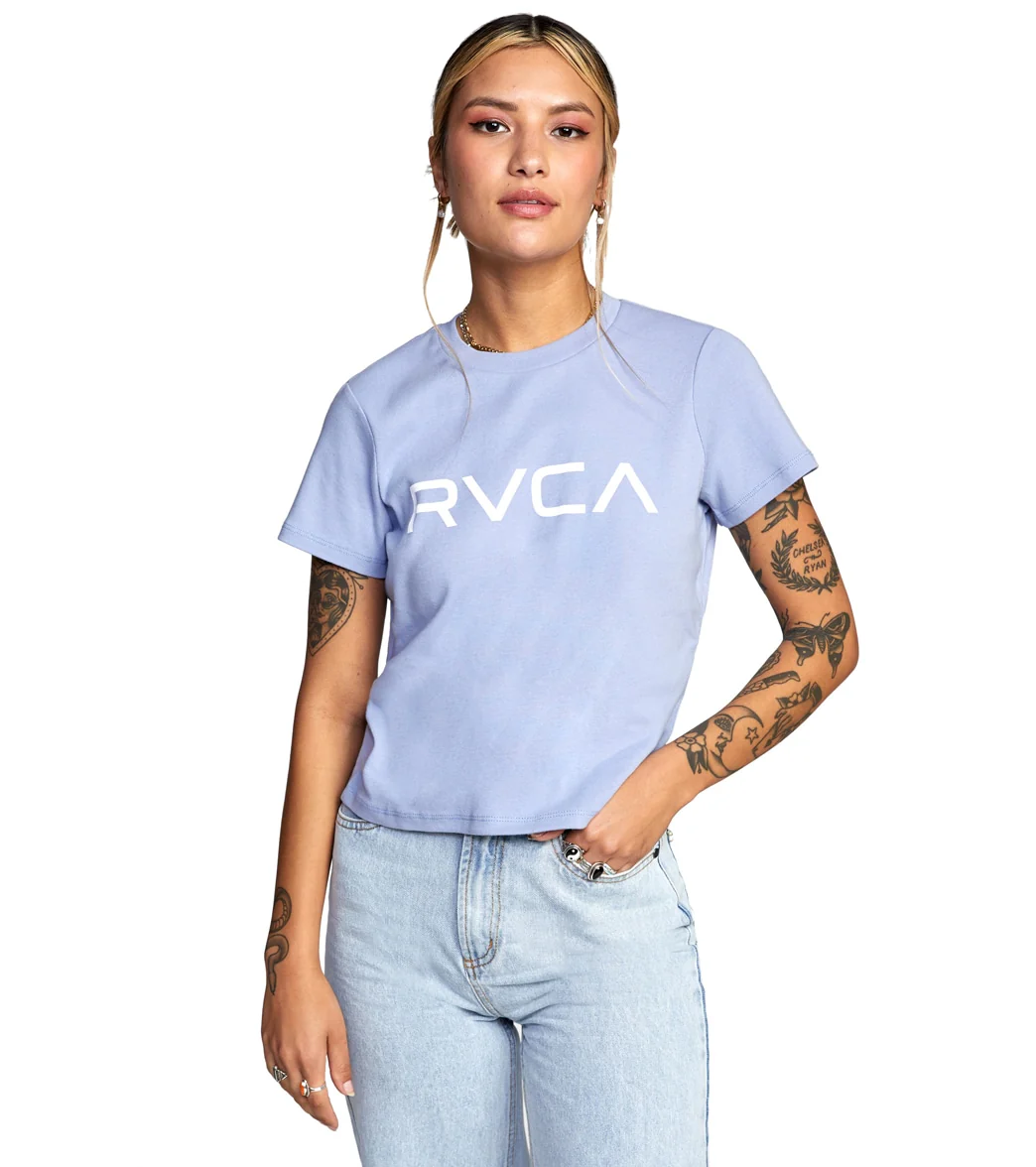 RVCA Women's Rib Short Sleeve Tee - Image 8