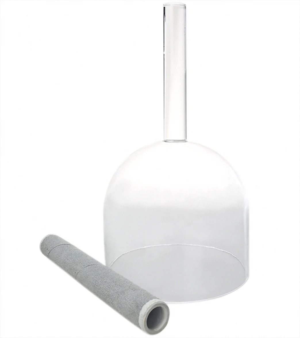 Sacred Space Clear Handle A 3rd Eye Crystal Singing Bowl 6" - Image 2
