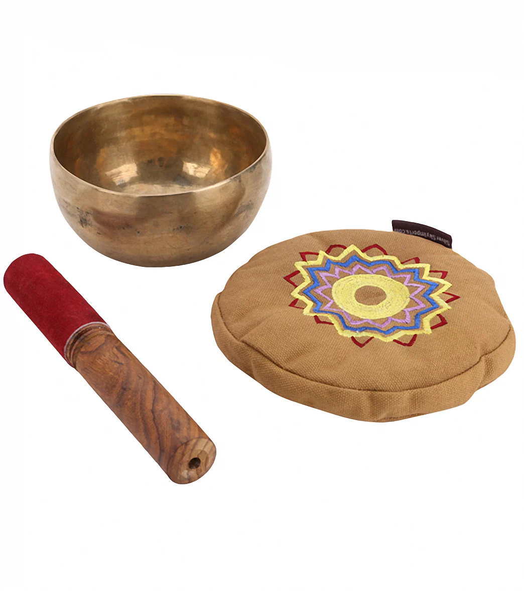 Sacred Space Hand Hammered Tibetan Singing Bowl 5" - Image 2