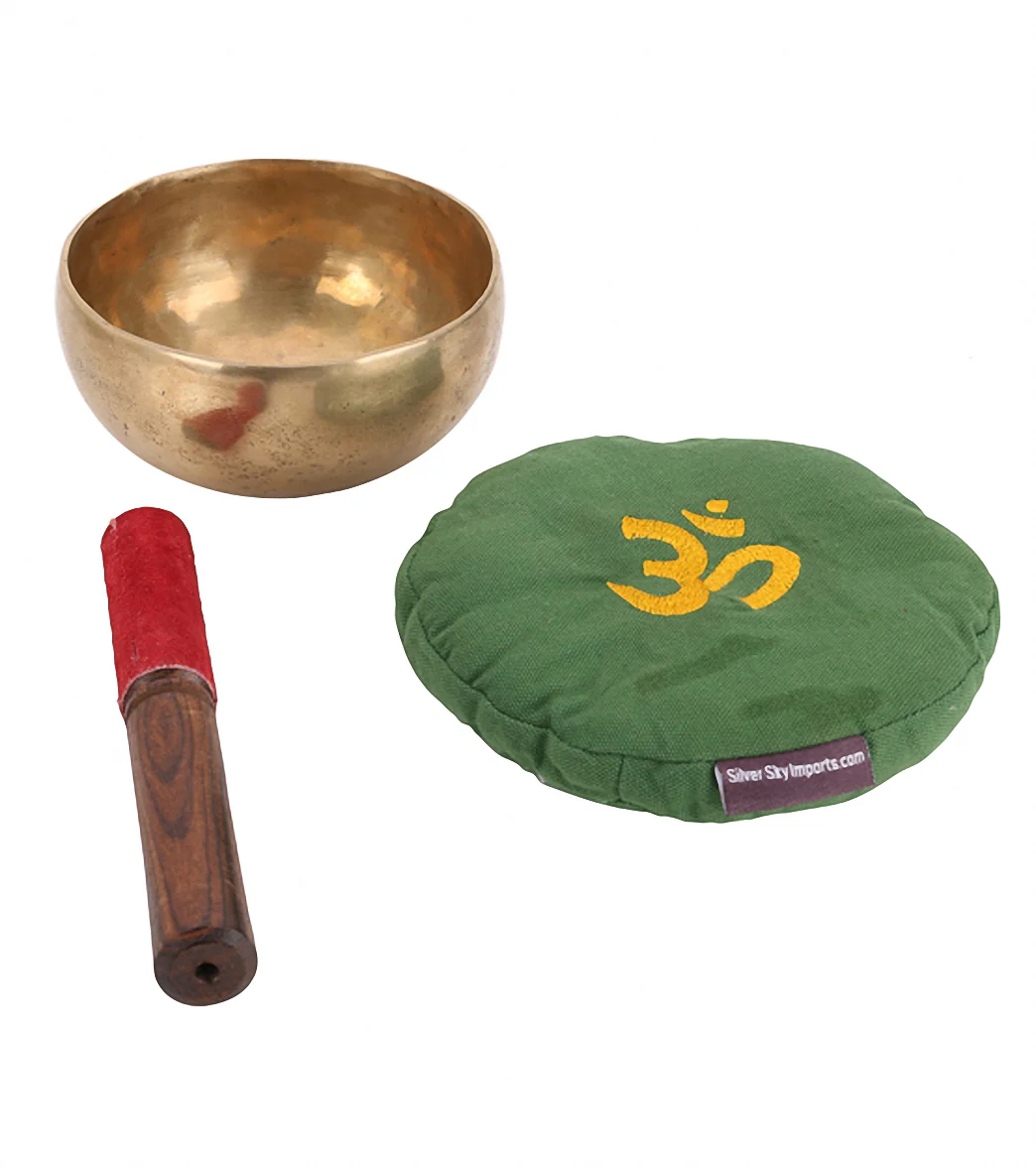Sacred Space Meditation Note G Chakra Tibetan Singing Bowl 5.25" - Image 2