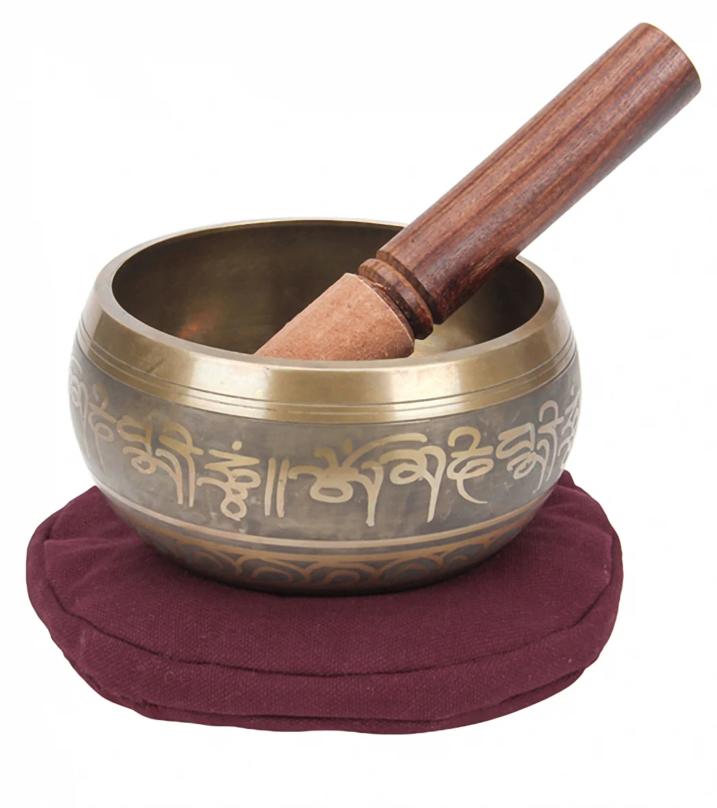Sacred Space New Etched Tibetan Singing Bowl Gift Pack 6 - Image 2